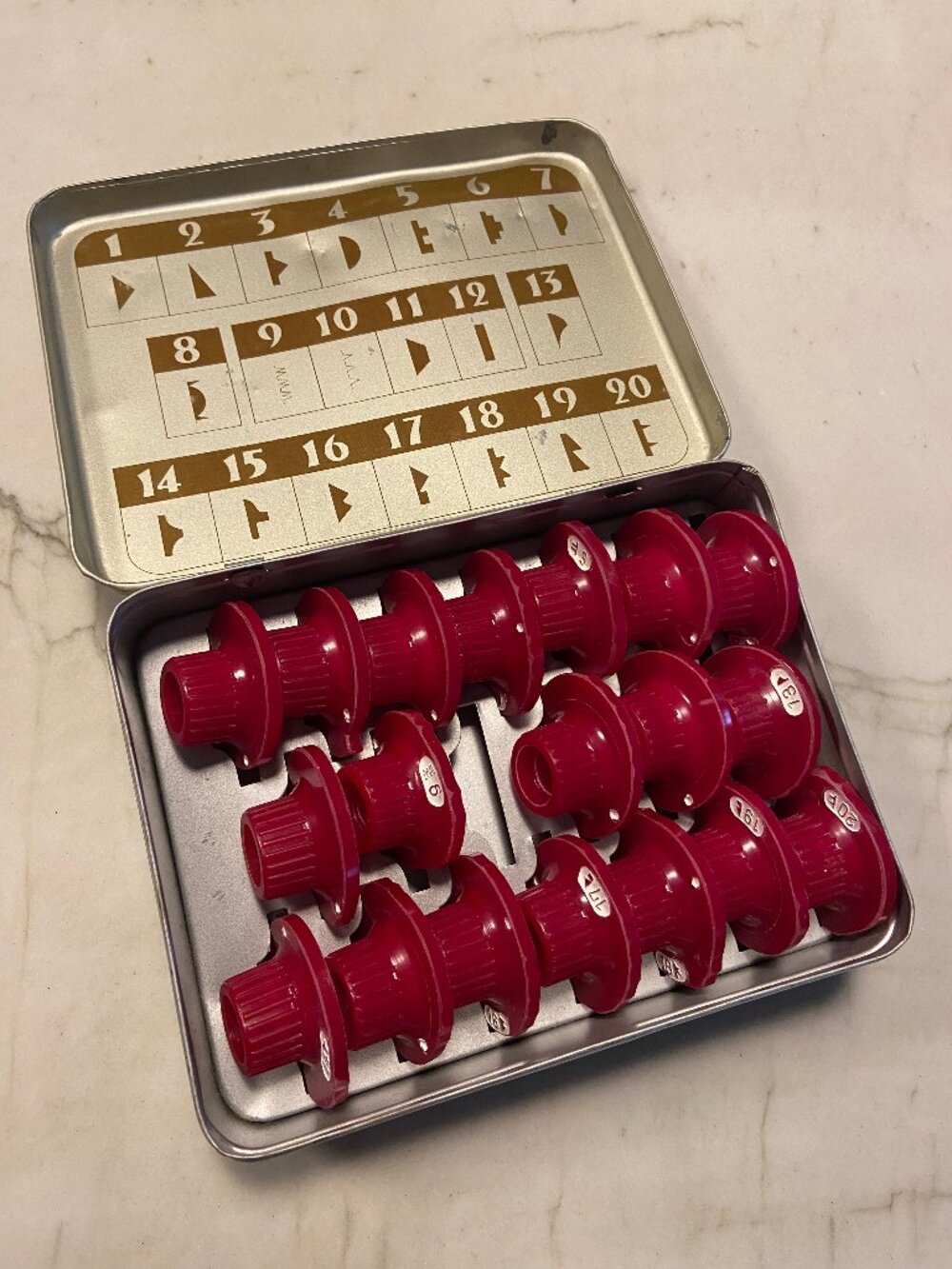 Vintage Sewing Machine Fashion Discs Set AutoMatic Sew Discs